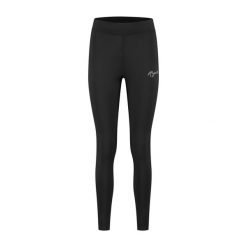 Legginsy do biegania damskie Rogelli Core ocieplane. Czarne legginsy Rogelli, bez wzorów, sportowe. Za 139.00 zł.