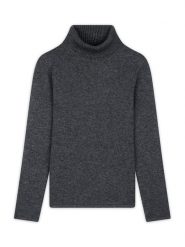 Perfect Cashmere Kaszmirowy golf "Willow" w kolorze antracytowym rozmiar: L. Czarne swetry Perfect Cashmere, l, bez wzorów, z kaszmiru, bez ramiączek. Za 500.99 zł.