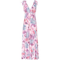 Sukienka maxi. Czerwone sukienki bonprix, bez wzorów, bez kołnierzyka, bez ramiączek, maxi. Za 169.99 zł.
