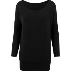 Damska Wiskozowa Bluza Z Długim Rękawem. Czarne bluzy BUILD YOUR BRAND, s, bez wzorów, z wiskozy, bez kaptura. Za 90.99 zł.