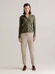 Josephine & Co Spodnie "Luisa" w kolorze beżowym rozmiar: 40. Brązowe spodnie materiałowe Josephine & Co, bez wzorów, z materiału. Za 239.99 zł.