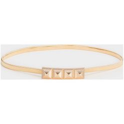 Parfois - Pasek. Żółte paski Parfois, bez wzorów, z materiału. Za 39.90 zł.