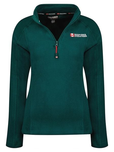 ANAPURNA Bluza polarowa "Tonneau" w kolorze zielonym rozmiar: XXL. Zielone bluzy bez kaptura ANAPURNA, xxl, bez wzorów, z polaru, bez kaptura. Za 87.40 zł.