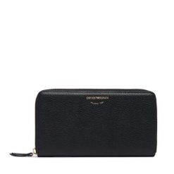 Portfel Emporio Armani. Czarne portfele Emporio Armani, bez wzorów. Za 1,039.00 zł.