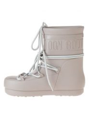 Moon Boot Kalosze "Low" w kolorze szarym rozmiar: 37-38. Szare kalosze Moon Boot, bez wzorów, z materiału, bez zapięcia. Za 228.92 zł.