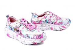 LAURA VITA 0007827 Sofiao 07 rose, półbuty damskie. Czerwone półbuty wsuwane LAURA VITA, bez wzorów, bez obcasa. Za 474.90 zł.