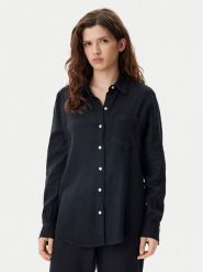 Gap Koszula 885287-05 Czarny Regular Fit. Czarne koszule GAP, s, bez wzorów, z bawełny, bez kołnierzyka, bez ramiączek. Za 159.99 zł.