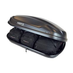 Torby Do Boksu Dachowego Hapro Explorer 100 3Szt Kjust. Czarne torby podróżne KJUST, bez wzorów. Za 621.00 zł.
