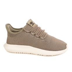 Trampki adidas Originals Tubular Shadow khaki. Szare trampki sportowe adidas, bez wzorów, z materiału, bez zapięcia. Za 323.99 zł.