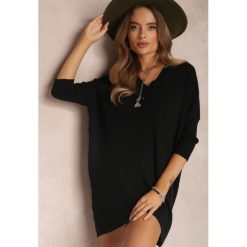Czarny Sweter Namine. Czarne swetry Renee, l, z aplikacjami, casualowe, bez ramiączek. W wyprzedaży za 104.99 zł.