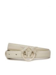 PINKO Pasek Love Berry H2 Belt. PE 24 PLT01 100143 A1K2 Beżowy. Brązowe paski Pinko, bez wzorów, ze skóry. Za 240.99 zł.
