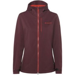 Kurtka softshell damska Vaude All Year Elope Softshell Jacket II. Czerwone kurtki Vaude, bez wzorów, z softshellu, bez kaptura. Za 551.19 zł.