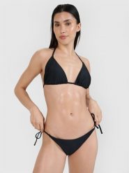 4F Góra od bikini damska - czarna XS. Czarne bikini 4f, bez wzorów, z elastanu, klasyczne. Za 59.99 zł.