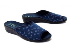 ADANEX SIK1VV SILVIA 28279 granat, kapcie damskie. Niebieskie kapcie Adanex, bez wzorów. Za 63.74 zł.