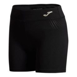 Szorty damskie Joma R-Night. Czarne szorty sportowe Joma, bez wzorów, z poliesteru, z podwyższonym stanem, do biegania. Za 181.50 zł.