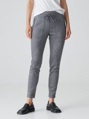 OPUS Spodnie w kolorze szarym rozmiar: 38. Szare spodnie materiałowe Opus, bez wzorów, z materiału, z podwyższonym stanem. Za 144.58 zł.