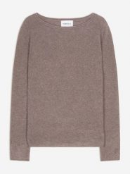 Perfect Cashmere Kaszmirowy sweter "Megan" w kolorze szarobrązowym rozmiar: M. Brązowe swetry Perfect Cashmere, m, bez wzorów, z kaszmiru, bez ramiączek. Za 347.99 zł.
