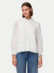 Pieces Koszula Pina 17154276 Biały Regular Fit. Białe koszule Pieces, xl, bez wzorów, z syntetyku, bez kołnierzyka, bez ramiączek. Za 89.99 zł.