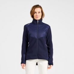 Polar żeglarski damski Tribord Sailing 500 ciepły. Niebieskie bluzy z polaru TRIBORD, l, bez wzorów, z polaru, żeglarskie. W wyprzedaży za 129.99 zł.