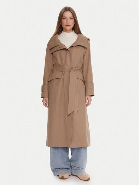 Tatuum Płaszcz przejściowy Meggy T2503.003 Beżowy Regular Fit. Brązowe płaszcze Tatuum, xl, bez wzorów, z syntetyku, bez kaptura. Za 699.99 zł.