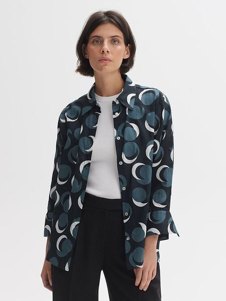 OPUS Koszula w kolorze czarnym rozmiar: 36. Czarne koszule Opus, bez wzorów, z bawełny, bez kołnierzyka, bez ramiączek. Za 129.95 zł.
