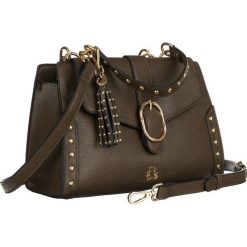 Kuferek khaki LuluCastagnette SUBLIME. Brązowe torebki klasyczne LuluCastagnette, bez wzorów, ze skóry ekologicznej, bez dodatków. Za 135.99 zł.