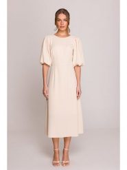 Stylove Sukienka w kolorze beżowym rozmiar: L. Brązowe sukienki Stylove, l, bez wzorów, bez kołnierzyka, bez ramiączek, maxi. Za 344.45 zł.