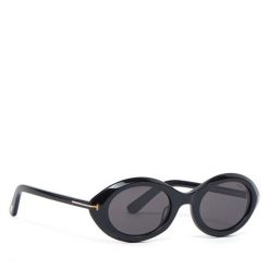 Okulary przeciwsłoneczne Tom Ford. Czarne okulary przeciwsłoneczne TOM FORD, bez wzorów. Za 1,149.00 zł.