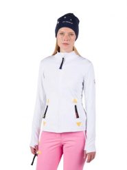 Bluza Rossignol JCC damska Climi JKT biała. Białe bluzy bez kaptura Rossignol, m, bez wzorów, z elastanu, bez kaptura, wspinaczkowe. Za 669.99 zł.