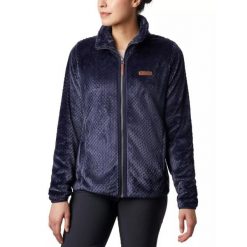 Damski sweter polarowy Columbia Fire Side II Sherpa Fz. Niebieskie swetry Columbia, xs, bez wzorów, z polaru, sportowe, bez ramiączek. Za 245.00 zł.