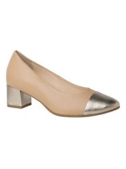 HASSIA Skórzane czółenka "Capri" w kolorze złoto-jasnobrązowym rozmiar: 41. Brązowe czółenka HASSIA, bez wzorów, klasyczne, bez obcasa, bez zapięcia. Za 369.99 zł.