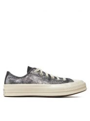 Converse Trampki Chuck 70 Suede Shimmer Ox A10379C Szary. Szare trampki Converse, bez wzorów, ze skóry, bez zapięcia. Za 449.99 zł.