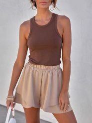 LA Angels Szorty w kolorze beżowym rozmiar: XL. Brązowe szorty LA Angels, bez wzorów. Za 167.95 zł.