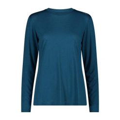 Koszulka damska turystyczna CMP 34N0886. Niebieskie t-shirty sportowe CMP, l, bez wzorów, bez ramiączek. Za 241.50 zł.