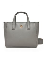Tommy Hilfiger Torebka AW0AW16907 Szary. Szare torebki klasyczne Tommy Hilfiger, bez wzorów, ze skóry, bez dodatków. Za 469.99 zł.
