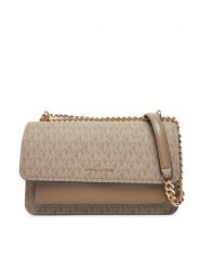 MICHAEL Michael Kors Torebka 30R5GC7L3V Beżowy. Brązowe kopertówki MICHAEL Michael Kors, bez wzorów, ze skóry, wizytowe, bez dodatków. Za 1,099.00 zł.