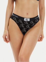 Calvin Klein Underwear Figi klasyczne 000QF7222E Czarny. Czarne figi Calvin Klein Underwear, bez wzorów, z bawełny. Za 69.99 zł.