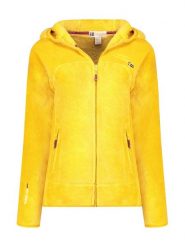 ANAPURNA Kurtka polarowa "Uternel" w kolorze żółtym rozmiar: XXL. Żółte kurtki ANAPURNA, xxl, z aplikacjami, z polaru, bez kaptura. Za 82.99 zł.