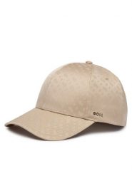 BOSS Czapka z daszkiem Ari-M 50544410 Beżowy. Brązowe czapki z daszkiem Boss, bez wzorów, z poliesteru. Za 299.99 zł.