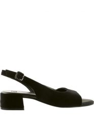 Högl Skórzane sandały w kolorze czarnym rozmiar: 40. Czarne sandały Högl, bez wzorów, z otwartym noskiem, bez obcasa, na koturnie, bez zapięcia. Za 234.94 zł.