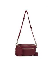 Steve Madden Torebka Bclarke2 SM13001831 Bordowy. Czerwone listonoszki Steve Madden, bez wzorów, ze skóry, bez dodatków. Za 319.99 zł.