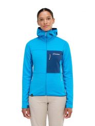 Berghaus Kurtka polarowa "Ridge" w kolorze niebieskim rozmiar: 46. Niebieskie kurtki Berghaus, bez wzorów, z polaru, bez kaptura. Za 321.97 zł.