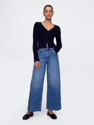GAP Dżinsy - Comfort fit - w kolorze niebieskim rozmiar: W29. Niebieskie jeansy GAP, bez wzorów, klasyczne, z podwyższonym stanem. Za 172.08 zł.