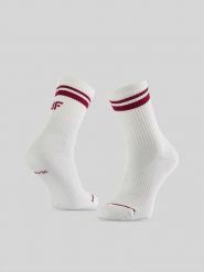 4F Skarpetki tenisowe długie (2-pack) damskie - białe 39-42. Białe skarpetki 4f, bez wzorów, na fitness i siłownię. Za 39.99 zł.