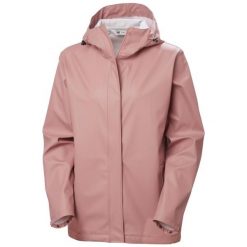 Damska kurtka wodoodporna Helly Hansen Moss. Czerwone kurtki Helly Hansen, bez wzorów, z kapturem. Za 382.00 zł.
