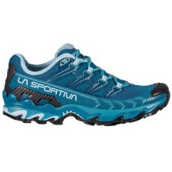 Buty trailowe damskie La Sportiva Ultra Raptor II. Niebieskie buty do biegania La Sportiva, bez wzorów, z materiału, bez zapięcia, do biegania. Za 681.99 zł.