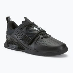 Buty do podnoszenia ciężarów Under Armour Reign Lifter. Czarne buty treningowe Under Armour, bez wzorów, bez zapięcia. Za 845.65 zł.