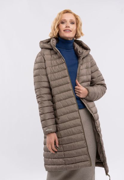 Płaszcz pikowany z włóknami Sorona J-CARMEN. Płaszcze Volcano, na jesień, s, bez wzorów, z materiału, bez kaptura. Za 369.99 zł.