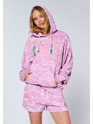 Chiemsee Bluza w kolorze jasnoróżowym rozmiar: S. Różowe bluzy Chiemsee, s, bez wzorów, z bawełny, z kapturem. Za 169.95 zł.