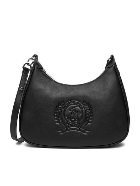 Beverly Hills Polo Club Torebka C-BHPC-L-011-08 Czarny. Czarne torebki klasyczne Beverly Hills Polo Club, bez wzorów, z materiału, bez dodatków. Za 159.99 zł.